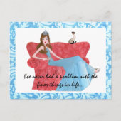 "Finere Dinge im Leben..." Postkarten (Vorderseite)