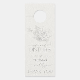 Finere Kunst stört nicht die Hochzeit der grauen K Türanhänger