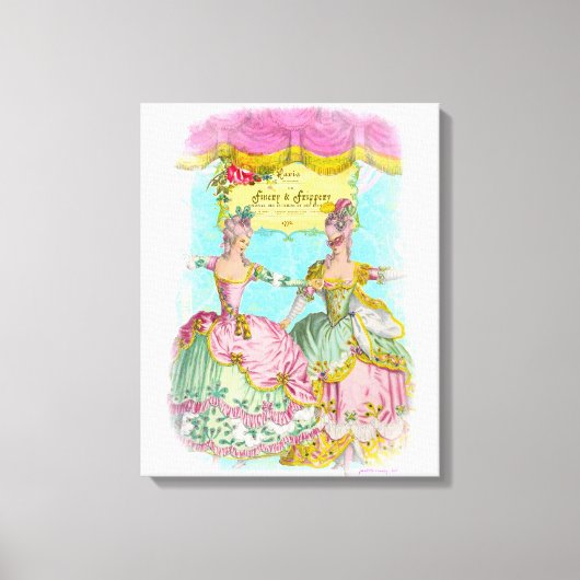 Finery und Frippery Little Marie's Dance Portrait Leinwanddruck (Vorderseite)