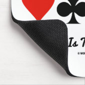 Finesse oder nicht zu Finesse? Das ist die Frage Mousepad (Ecke)