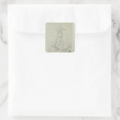Fingal, 1804-5 quadratischer aufkleber (Tasche)