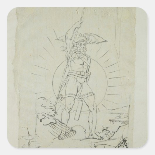 Fingal, 1804-5 quadratischer aufkleber (Vorderseite)