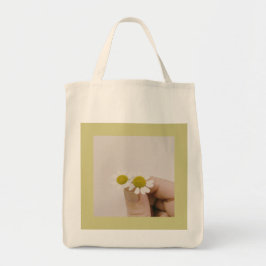 „Finger-Daisy – Weiche botanische Tasche“ Tragetasche
