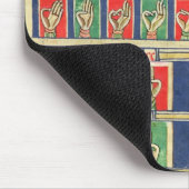 Finger, der von 1 bis 20000 zählt mousepad (Ecke)