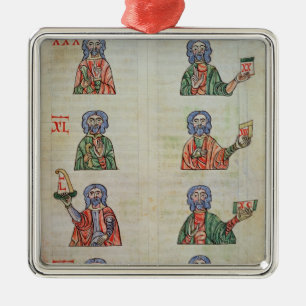 Finger, der von 1 bis 20000 zählt silbernes ornament