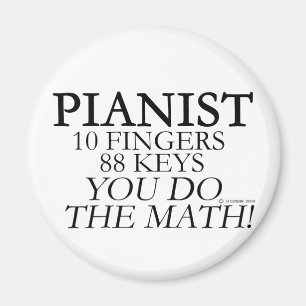 Finger des Pianist-10 88 Schlüssel Magnet