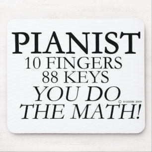 Finger des Pianist-10 88 Schlüssel Mousepad