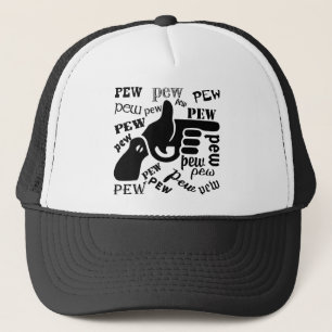 Finger Gun Pew Pew Pew #USAPatriotGraphics © Truckerkappe