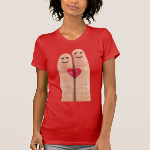 Finger Heart Couple T-Shirt
