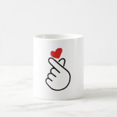 Finger Heart Kaffeetasse (Mittel)