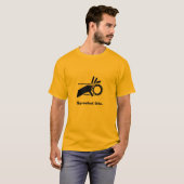 Finger im Kettenrad, Kettenradbiss T-Shirt (Vorne ganz)