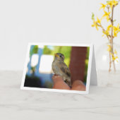 Finger Karte (Gelbe Blume)