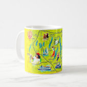Finger Lakes Becher aus New York Kaffeetasse (Vorderseite Links)