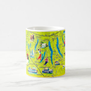 Finger Lakes Becher aus New York Kaffeetasse