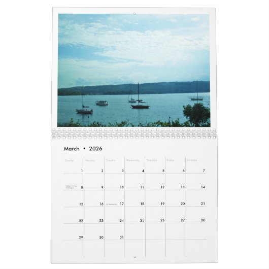 FINGER LAKES CAYUGA LAKE ITHACA Kalender (Mär 2026)