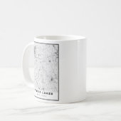 Finger Lakes Map Kaffeetasse (Vorderseite Links)