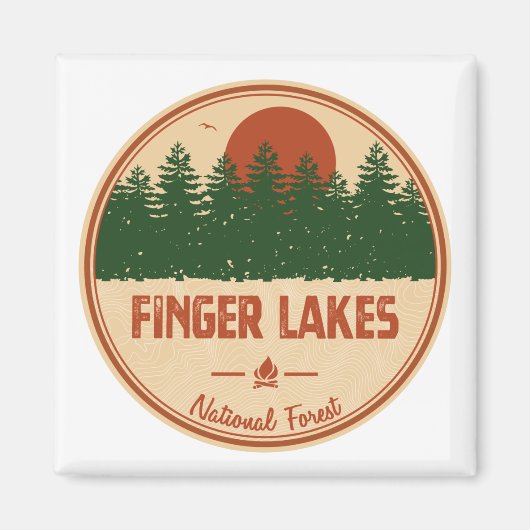 Finger Lakes National Forest Magnet (Vorne)