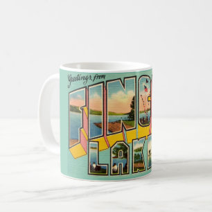 Finger Lakes New York Greetings Tasse