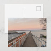 Finger Lakes Pier Feiertagspostkarte (Vorne/Hinten)