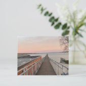 Finger Lakes Pier Feiertagspostkarte (Stehend Vorderseite)