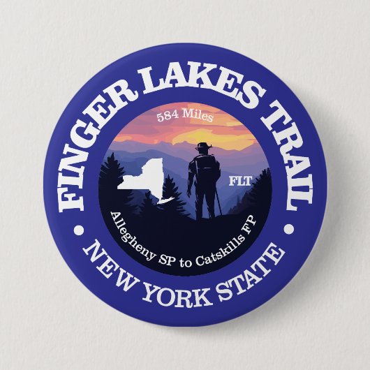 Finger Lakes Trail (rd2) Button (Vorderseite)