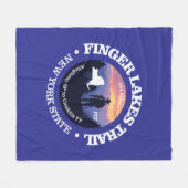 Finger Lakes Trail (rd2) Fleecedecke (Vorderseite (Horizontal))