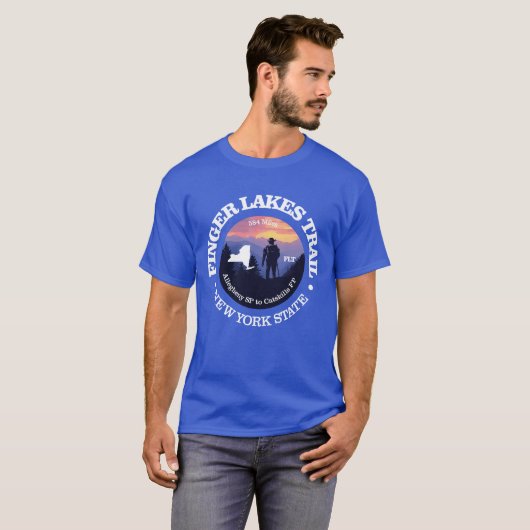 Finger Lakes Trail (rd2) T-Shirt (Vorne ganz)