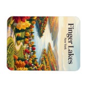 Finger Lakes USA Magnet (Horizontal)