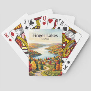 Finger Lakes USA Spielkarten