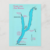 Finger Lakes Wein Postkarte (Vorderseite)