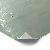 Finger Lens Beach Scene Poster (Ecke)