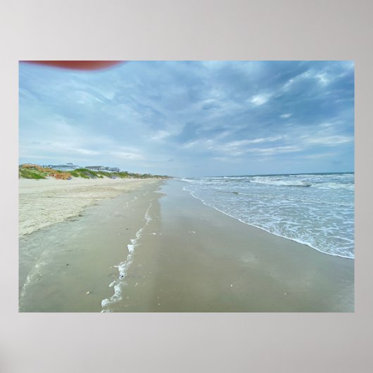Finger Lens Beach Scene Poster (Vorne)
