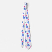 Finger Liebe Zeichen & Herz Valentinstag Romantisc Krawatte (Rückseite)