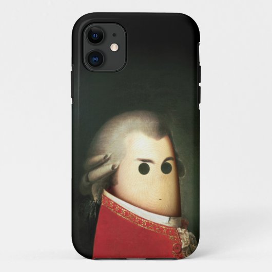 Finger Mozart Case-Mate iPhone Hülle (Rückseite)