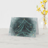 Finger Paint Christmas Tree Karte (Gelbe Blume)