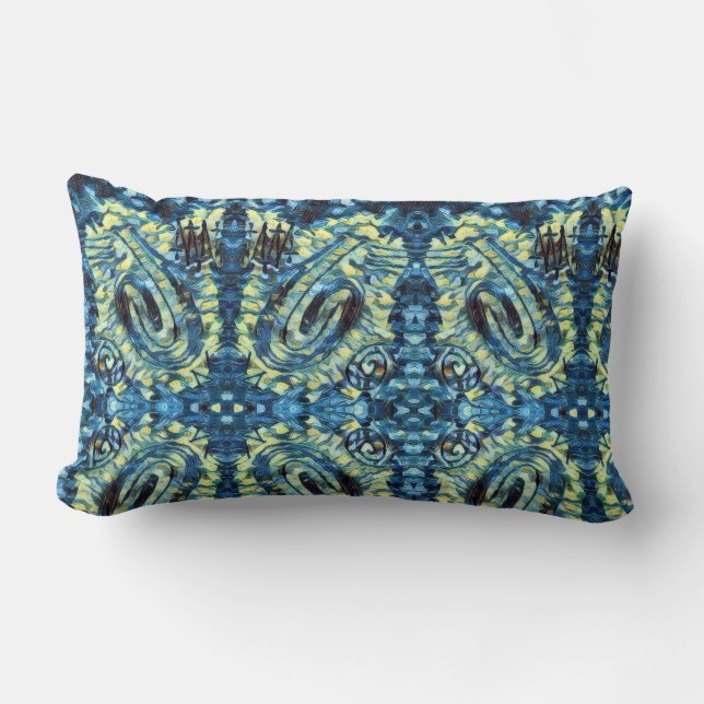 Finger Painting - Van Gogh Lendenkissen (Vorderseite)