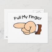 Finger Postkarte (Vorne/Hinten)