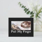 Finger Postkarte (Stehend Vorderseite)