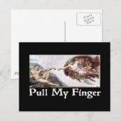 Finger Postkarte (Vorne/Hinten)