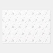 Finger Print Christmas Design Geschenkpapier Set (Vorderseite 3)