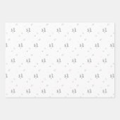 Finger Print Christmas Design Geschenkpapier Set (Vorderseite 2)