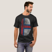 Finger Print - Färöer T-Shirt (Vorne ganz)