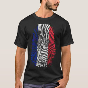 Finger Print - Frankreich T-Shirt