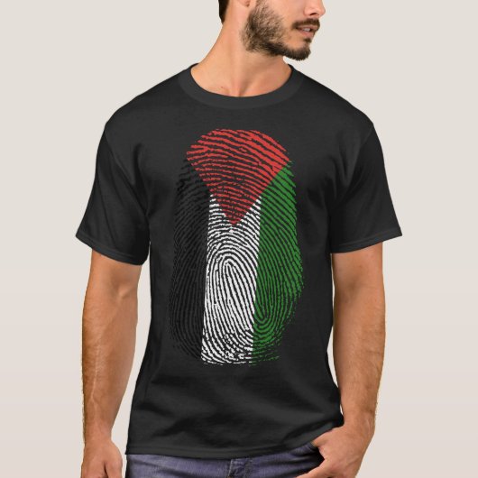 Finger Print - Palästina T-Shirt (Vorderseite)