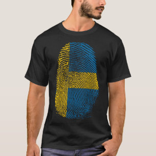 Finger Print - Schweden Schweden T-Shirt