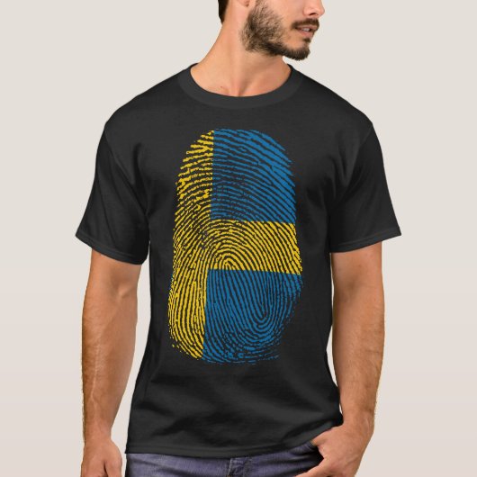 Finger Print - Schweden | Schweden T-Shirt (Vorderseite)