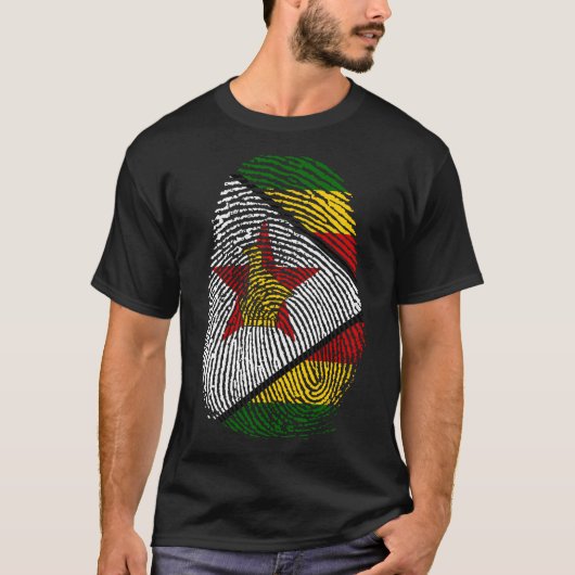 Finger Print - Simbabwe T-Shirt (Vorderseite)