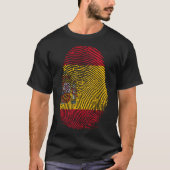 Finger Print - Spanien T-Shirt (Vorderseite)