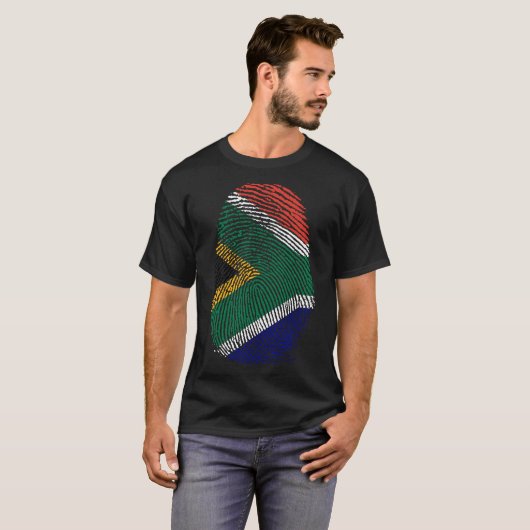 Finger Print - Südafrika T-Shirt (Vorne ganz)