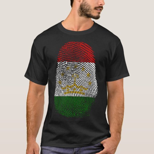 Finger Print - Tadschikistan T-Shirt (Vorderseite)